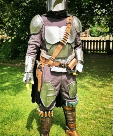 Star Wars Mandalorian Belt - Beskar Armor Seatbelt Style Adjustable Cosplay Utility Belt